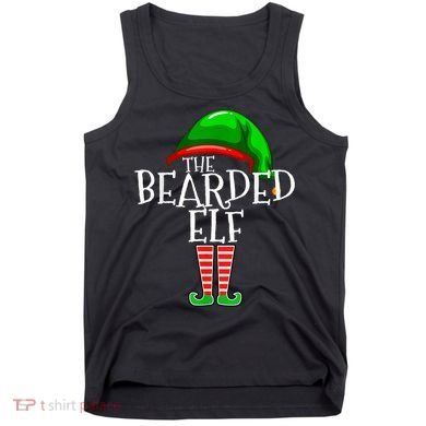 The Bearded Elf Family Matching Group Christmas Beard Tank Top