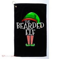 The Bearded Elf Family Matching Group Christmas Beard Golf Towel thumb 0