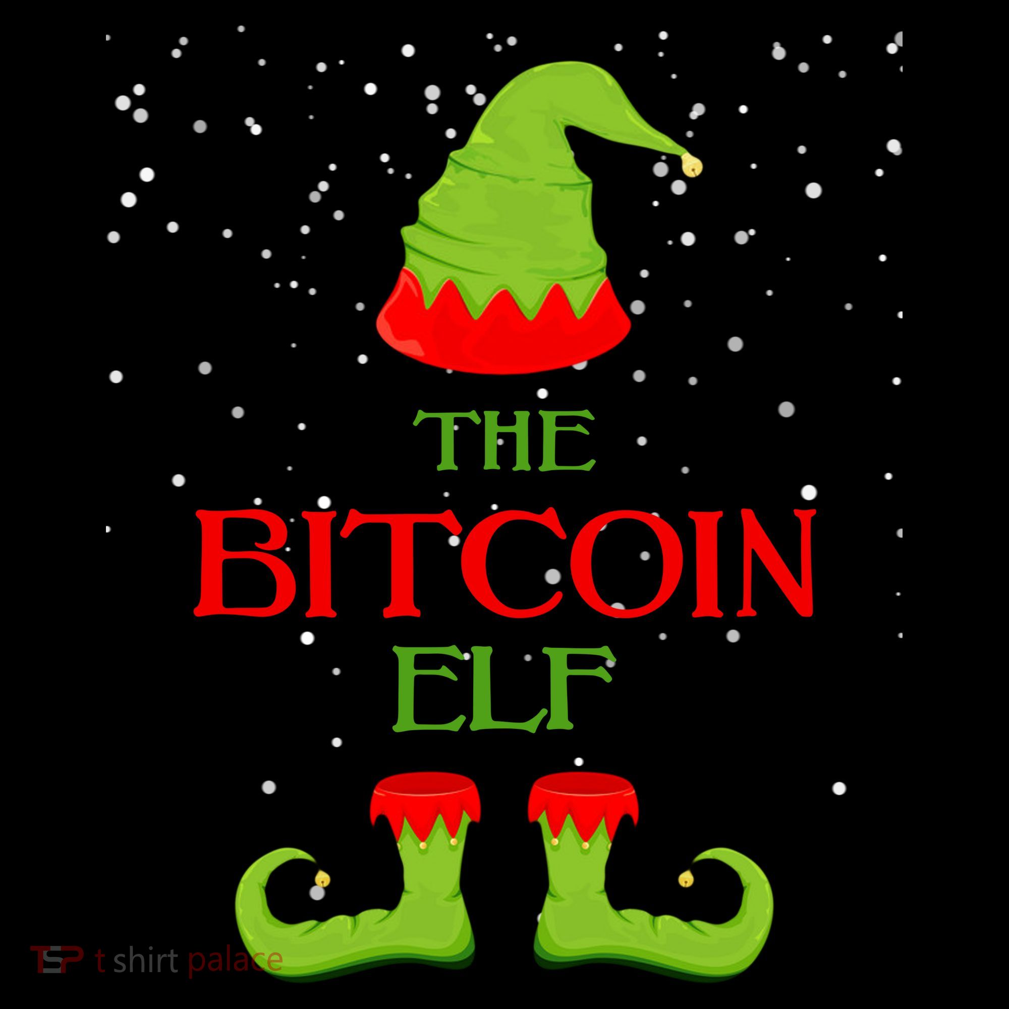 The Bitcoin Elf Funny Family Matching Christmas Coffee Mug