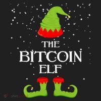 The Bitcoin Elf Funny Family Matching Christmas Beanie thumb 2