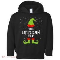The Bitcoin Elf Funny Family Matching Christmas Toddler Hoodie thumb 0