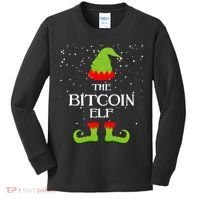 The Bitcoin Elf Funny Family Matching Christmas Kids Long Sleeve Shirt thumb 0
