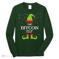 The Bitcoin Elf Funny Family Matching Christmas Long Sleeve Shirt thumb 0