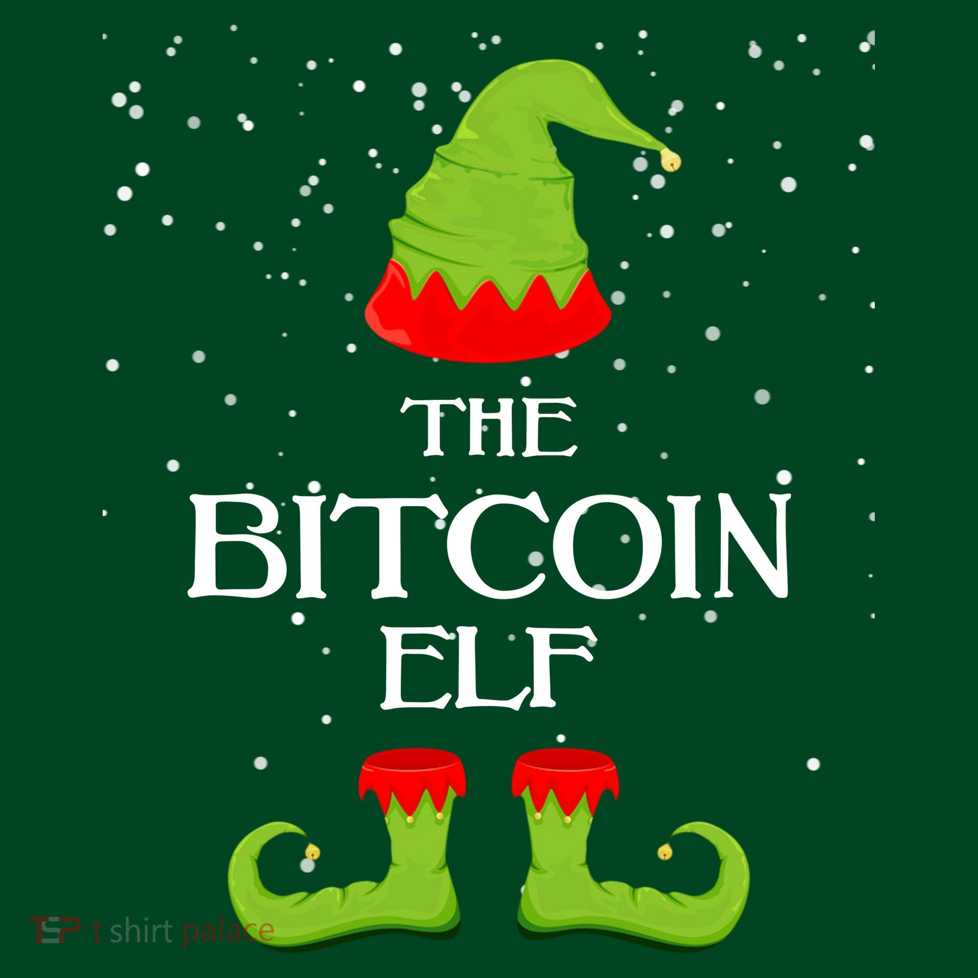The Bitcoin Elf Funny Family Matching Christmas Long Sleeve Shirt