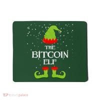 The Bitcoin Elf Funny Family Matching Christmas Mousepad thumb 0