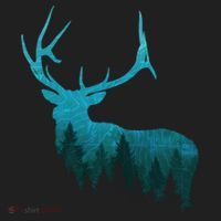 Topographical Bull Elk Deer Hunting Antlers Deer Hunters Gift Hat thumb 2