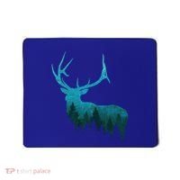 Topographical Bull Elk Deer Hunting Antlers Deer Hunters Gift Mousepad thumb 0