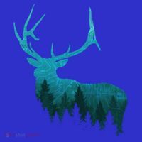 Topographical Bull Elk Deer Hunting Antlers Deer Hunters Gift Women's Tank Top thumb 5