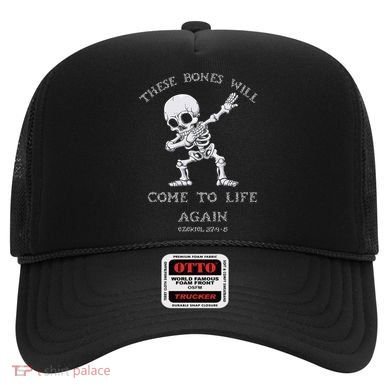These Bones Ezekiel Christian Halloween Dabbing Skeleton  Hat