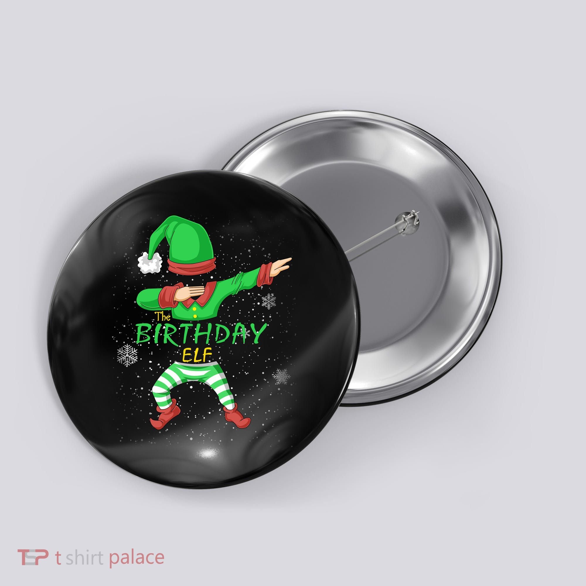 The Birthday Elf Button