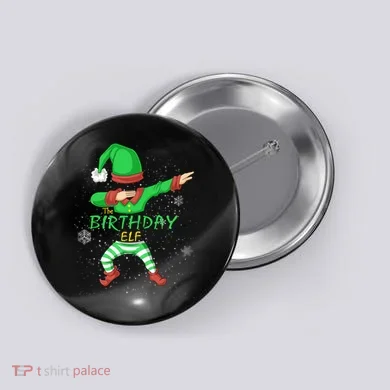 The Birthday Elf Button