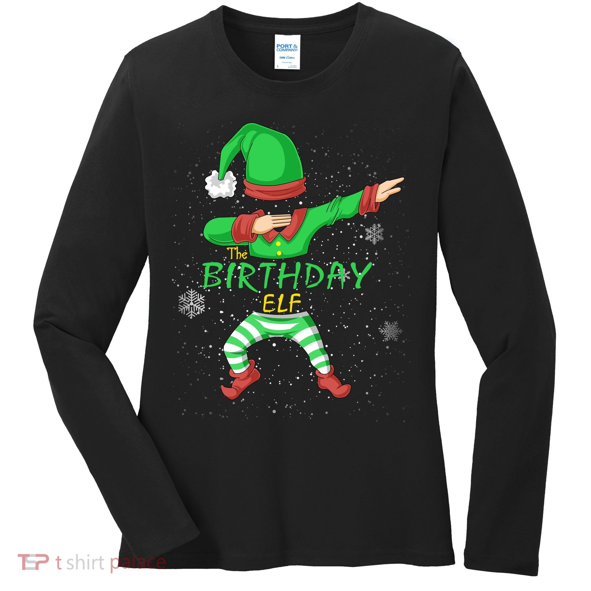 The Birthday Elf Women's Long Sleeve Shirt