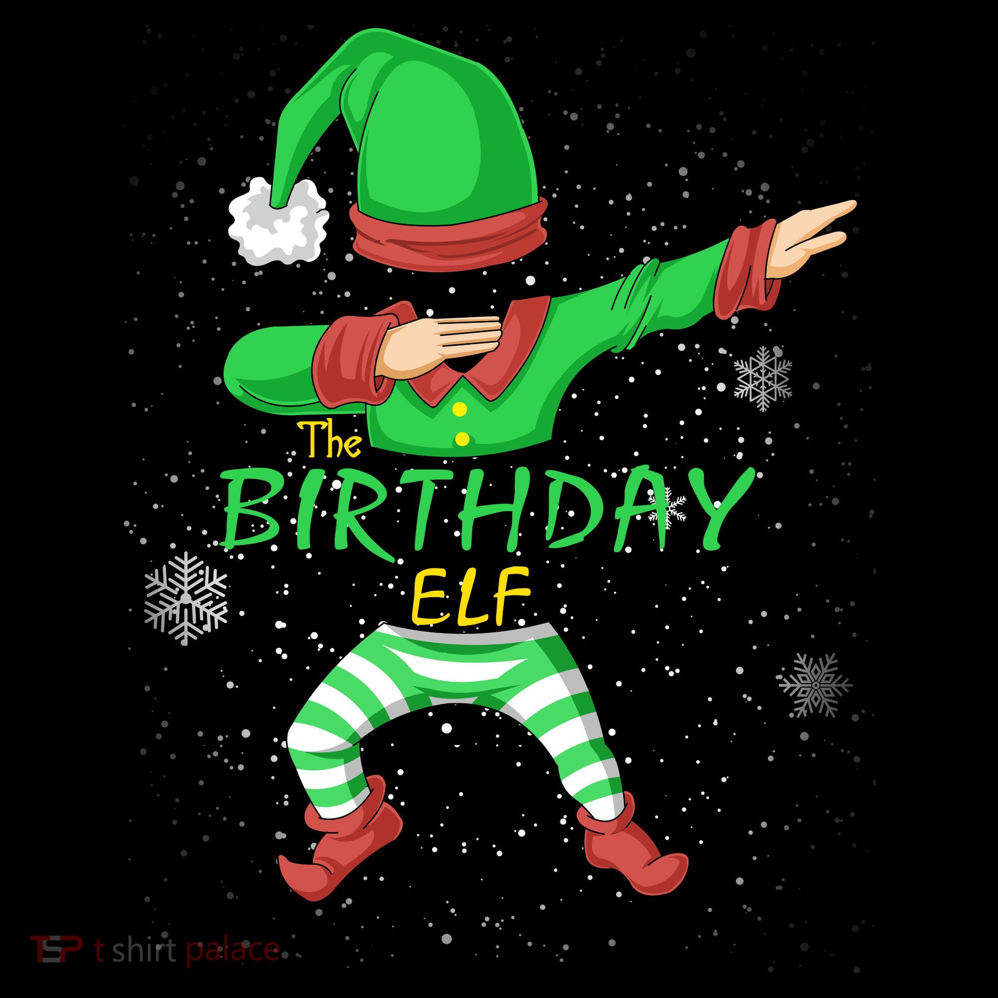 The Birthday Elf Kids T-Shirt