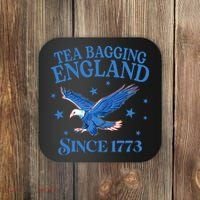 Tea Bagging England Since 1773 Patriotic Eagle Coaster thumb 0