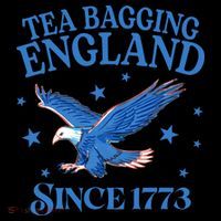 Tea Bagging England Since 1773 Patriotic Eagle Coaster thumb 2