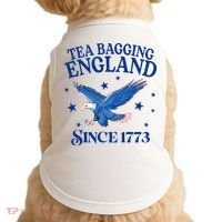 Tea Bagging England Since 1773 Patriotic Eagle Doggie Tank thumb 0
