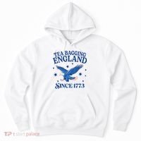 Tea Bagging England Since 1773 Patriotic Eagle Hoodie thumb 0