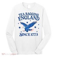 Tea Bagging England Since 1773 Patriotic Eagle Long Sleeve Shirt thumb 0