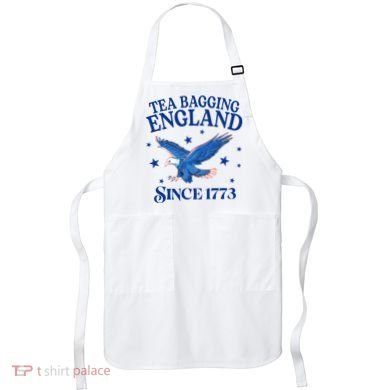 Tea Bagging England Since 1773 Patriotic Eagle Apron