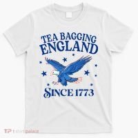 Tea Bagging England Since 1773 Patriotic Eagle T-Shirt thumb 0