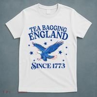 Tea Bagging England Since 1773 Patriotic Eagle T-Shirt thumb 5