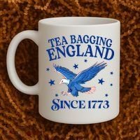 Tea Bagging England Since 1773 Patriotic Eagle Coffee Mug thumb 2