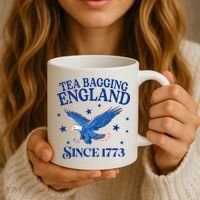 Tea Bagging England Since 1773 Patriotic Eagle Coffee Mug thumb 3
