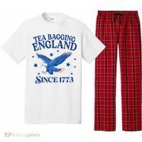 Tea Bagging England Since 1773 Patriotic Eagle Pajama Set thumb 0