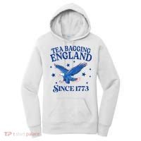 Tea Bagging England Since 1773 Patriotic Eagle Women's Hoodie thumb 0
