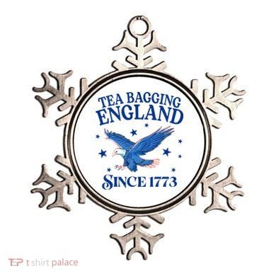 Tea Bagging England Since 1773 Patriotic Eagle Ornament