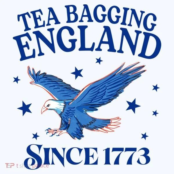 Tea Bagging England Since 1773 Patriotic Eagle Ornament