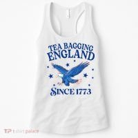 Tea Bagging England Since 1773 Patriotic Eagle Women's Tank Top thumb 0