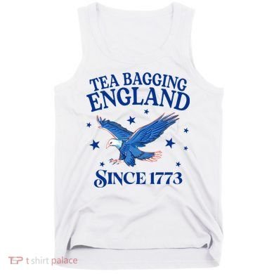 Tea Bagging England Since 1773 Patriotic Eagle Tank Top