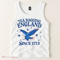 Tea Bagging England Since 1773 Patriotic Eagle Tank Top thumb 2