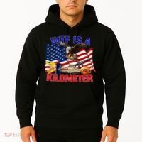 The Bald Eagle American Flag Wtf Is A Kilometer Hoodie thumb 2