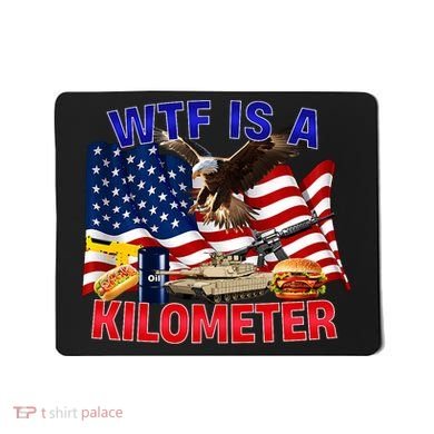 The Bald Eagle American Flag Wtf Is A Kilometer Mousepad
