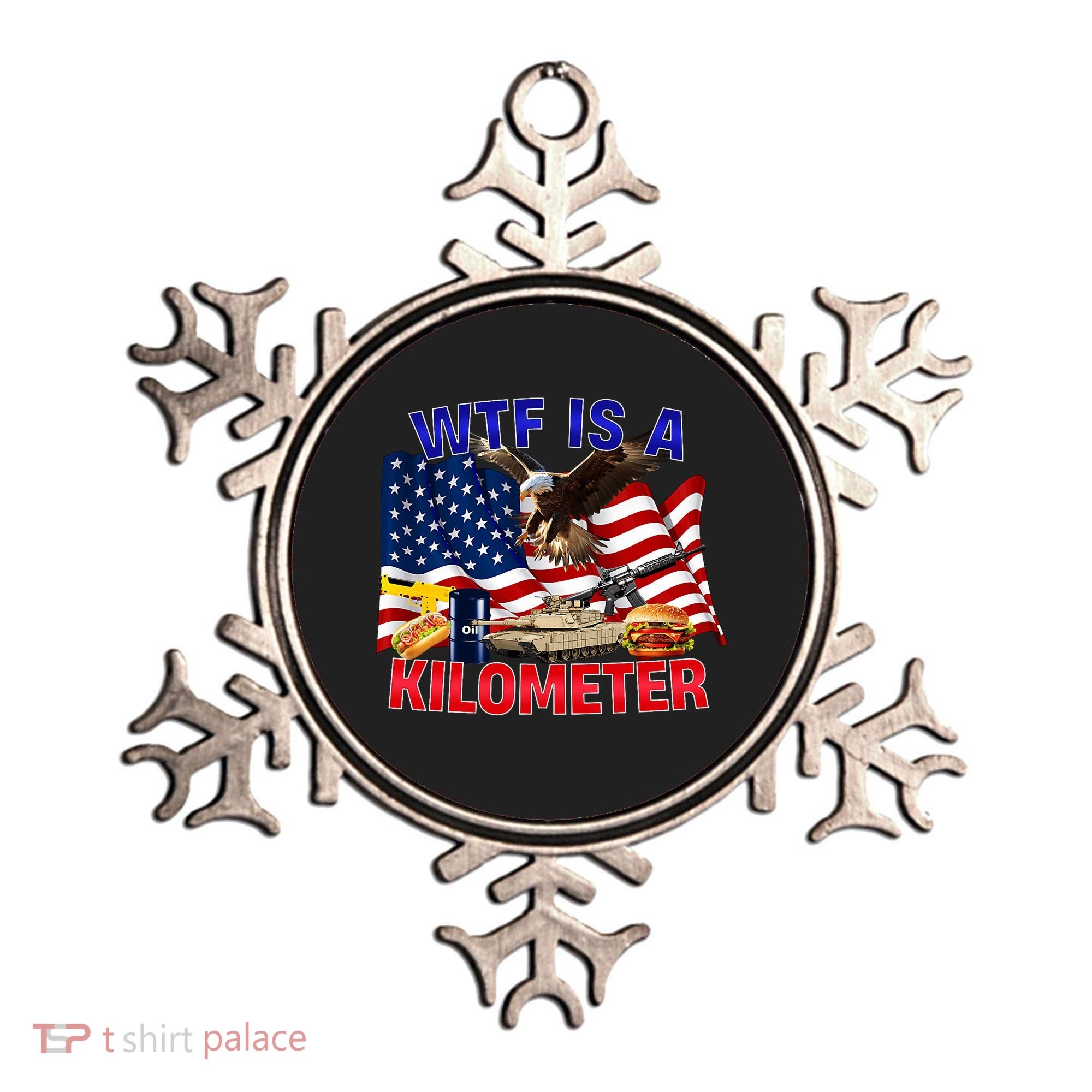The Bald Eagle American Flag Wtf Is A Kilometer Ornament