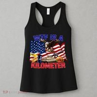 The Bald Eagle American Flag Wtf Is A Kilometer Women's Tank Top thumb 3