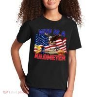 The Bald Eagle American Flag Wtf Is A Kilometer Kids T-Shirt thumb 2