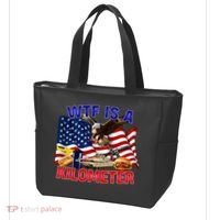 The Bald Eagle American Flag Wtf Is A Kilometer Tote Bag thumb 3