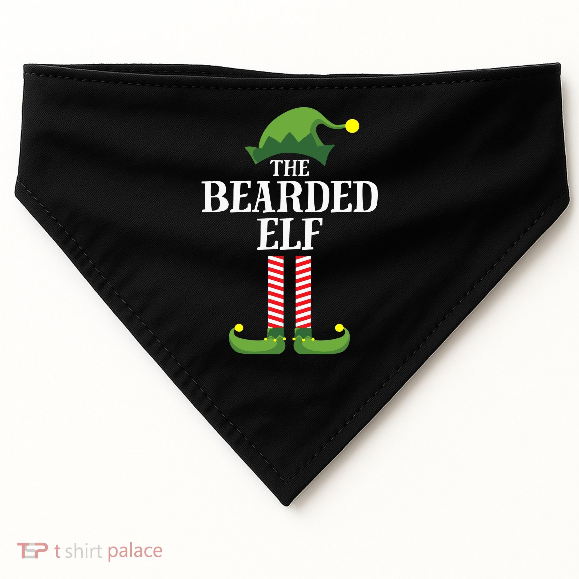 The Bearded ELF USA-Made Doggie Bandana