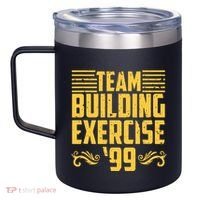 Team Building Exercise 99 12oz Stainless Steel Coffee Mug thumb 2