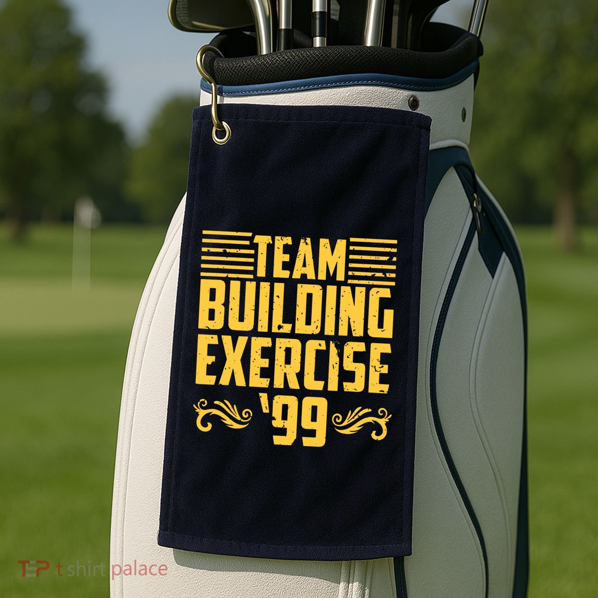 Team Building Exercise 99 Golf Towel
