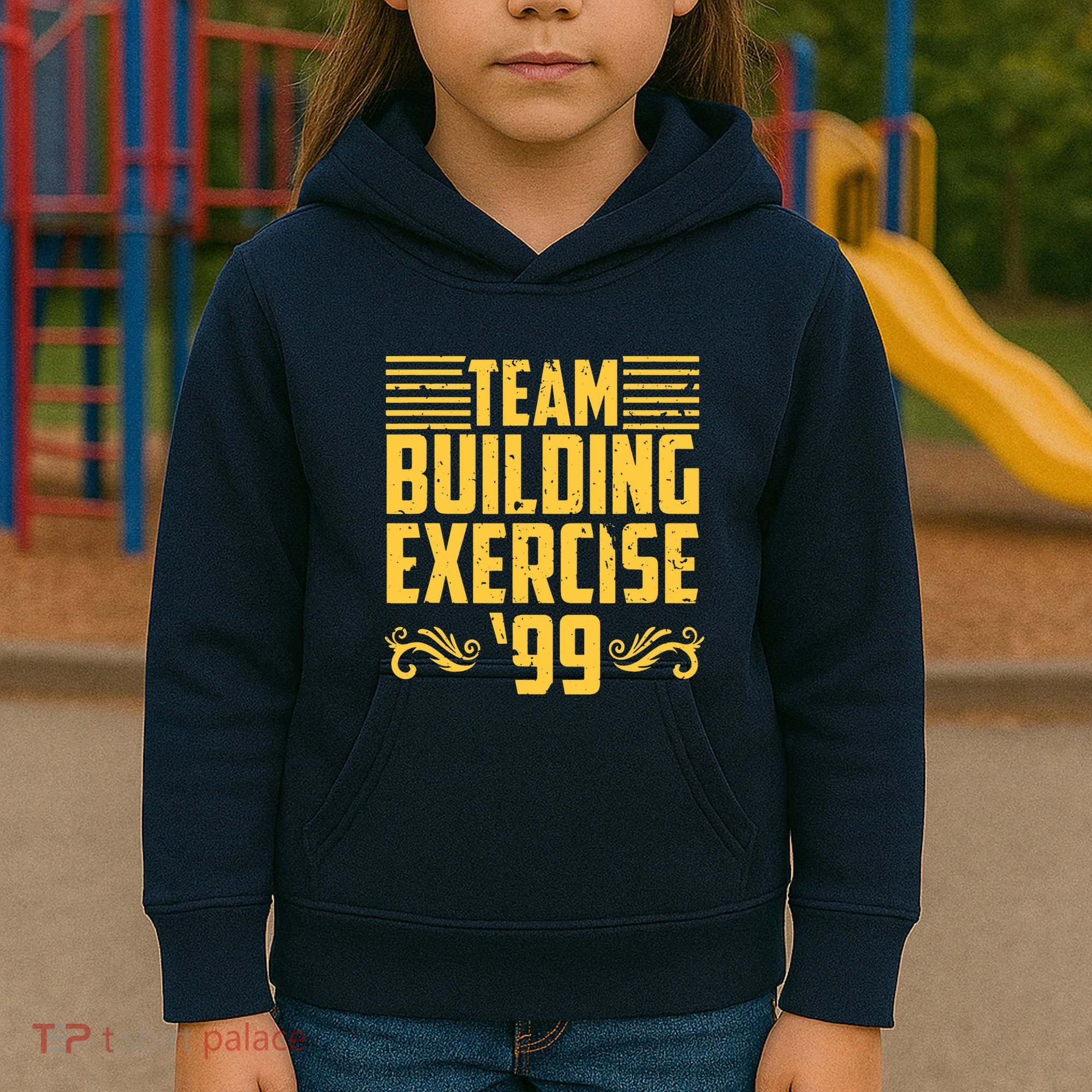 Team Building Exercise 99 Kids Hoodie
