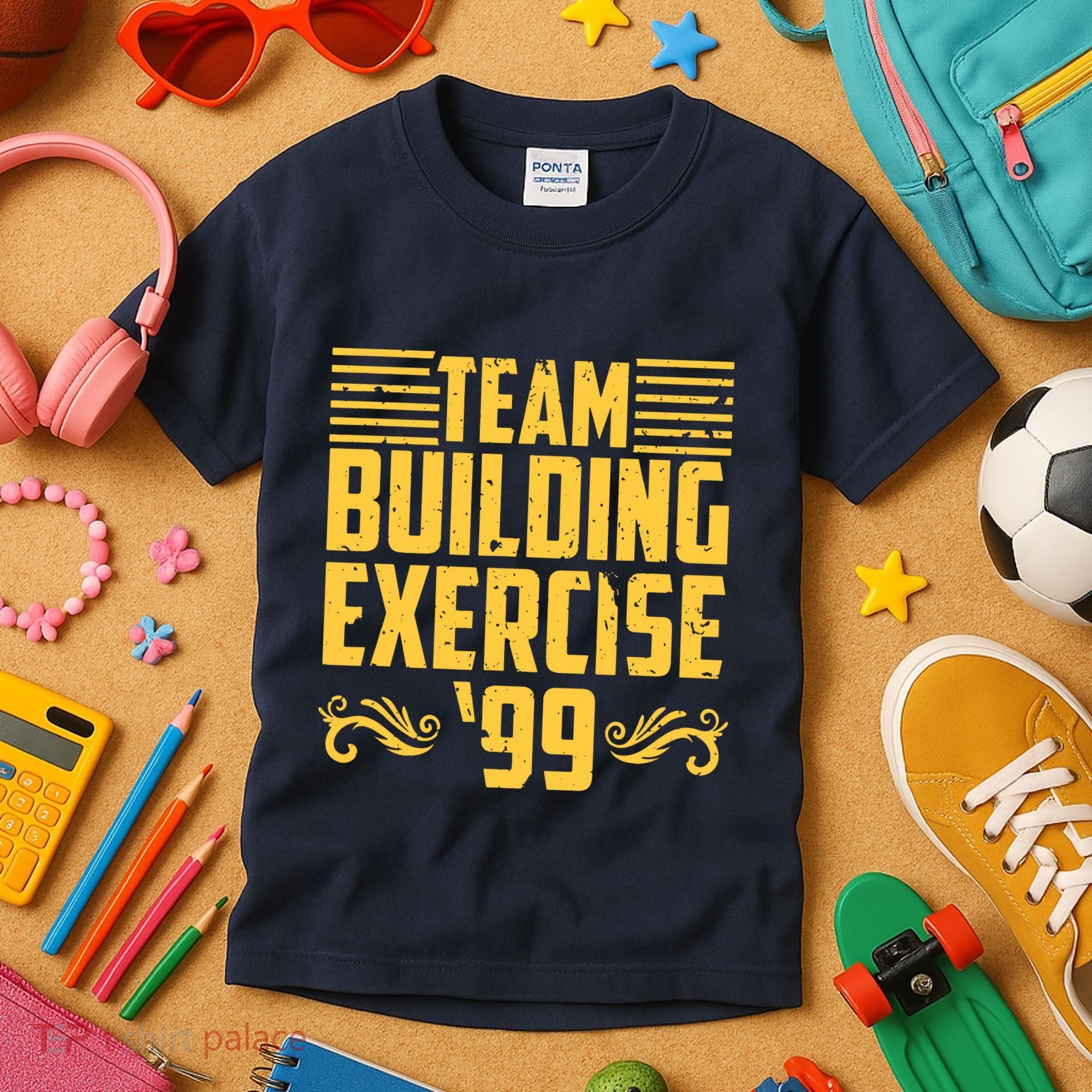 Team Building Exercise 99 Kids T-Shirt