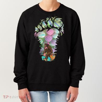 T Bigfoot Easter Costume Women's Sweatshirt