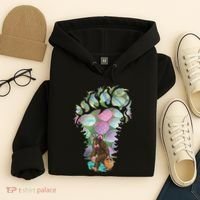 T Bigfoot Easter Costume Hoodie thumb 4