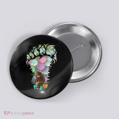 T Bigfoot Easter Costume Button