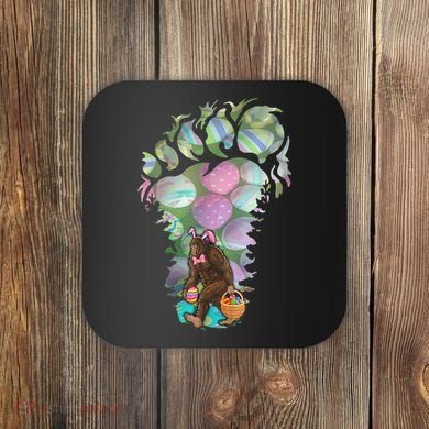 T Bigfoot Easter Costume Coaster