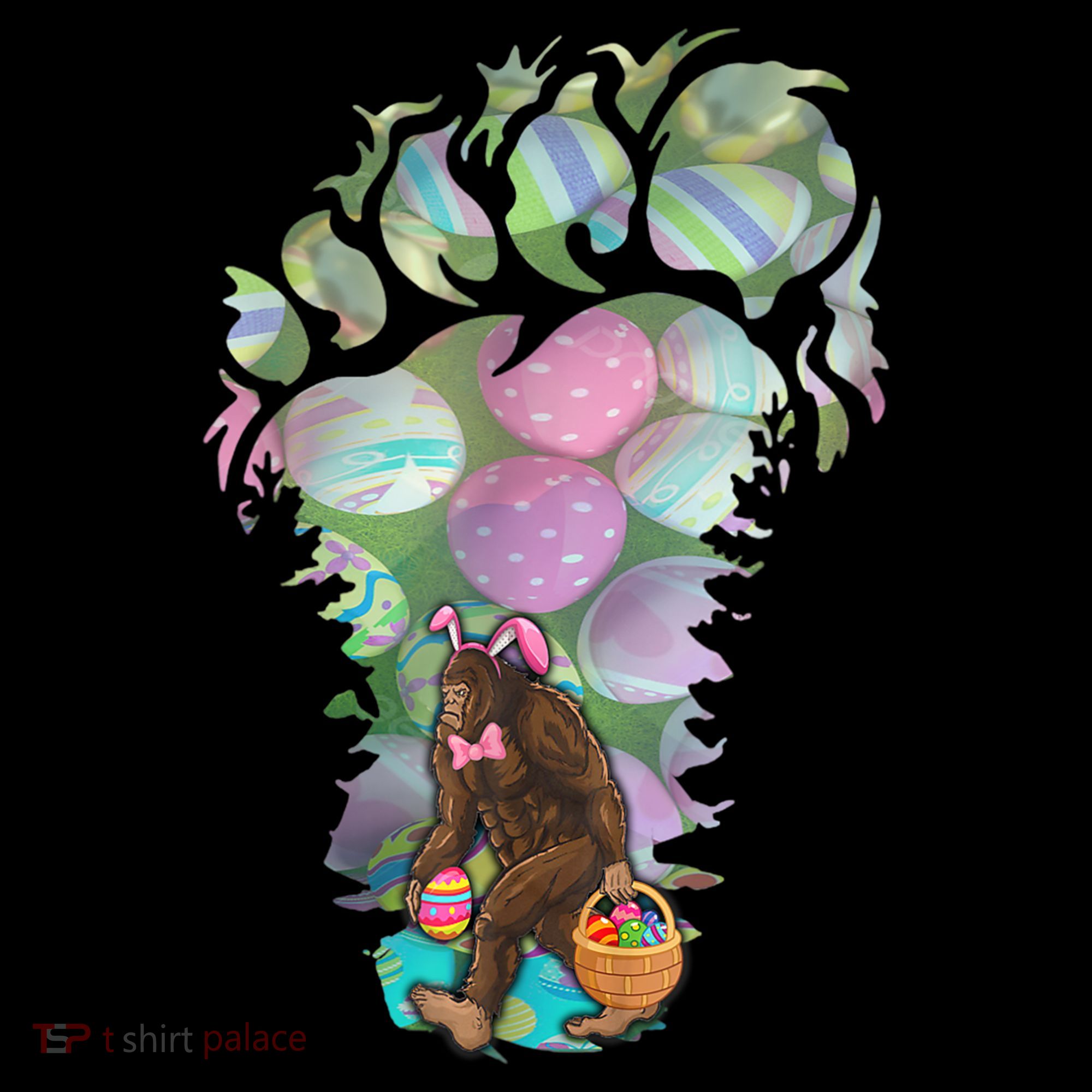 T Bigfoot Easter Costume Baby Bodysuit